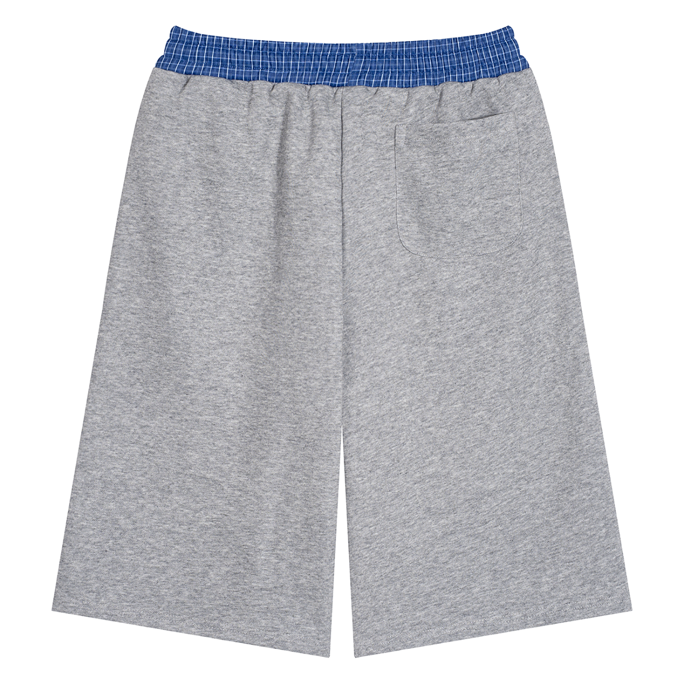 CURSIVE DOUBLE WAISTED SWEAT SHORTS